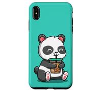 Cute Mens Womens Girls Kids Kawaii Bubble Boba Tea Panda Carcasa para iPhone XS MAX