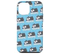 Cute Mens Womens Kawaii Sleeping Nope Pattern Penguin Lover Carcasa para iPhone 12 Mini