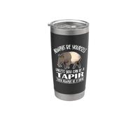 Cute Mens Womens Kids Always Be Yourself Tapir Lover Vaso térmico de acero inoxidable de doble pared