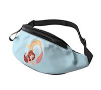 Cute Mermaid Cartoon Golden Fish Fanny Pack Sport Casual Riñonera para Mujeres Hombres de Moda