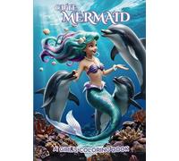 Cute Mermaids Coloring Book: A Coloring Book for Little Girls, (Ages 4-8)