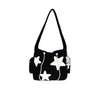 Cute Messenger Bag, Aesthetic Canvas Crossbody Bag, Y2k Star Shoulder Purse for Women Girls School