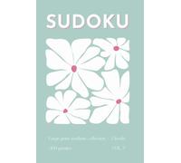 Cute Mini Pocket Sudoku Vol.7: Pretty Aesthetic Style 300 Puzzles | Easy to Hard | Travel Size Small Books for Airplane | Tiny Compact Gift