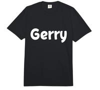 Cute Modern, Comic-Style White Font: First Name Gerry Comfort Colors Adult Heavyweight T-Shirt