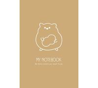 Cute mole Aesthetic Notebook: 6x9 Lined Journal for School & Students:: 120 Pages of Bright White Paper for Notes, Journaling, and Daily Planning (The Little Friends series)