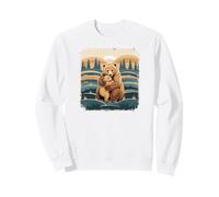 Cute Mom Bear Cub Grizzly Bears Wildlife Mountains Animal Sudadera