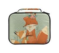 Cute Mom Fox with Her Kid - Estuche de lápices de colores de gran capacidad para lápices de colores, organizador de marcadores, #01, Talla única, Encantador