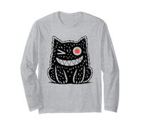 Cute Monster Cat Dark Spooky Gothic Creepy Unique Feline Manga Larga