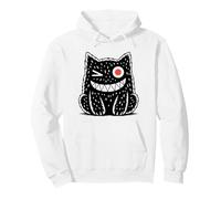 Cute Monster Cat Dark Spooky Gothic Creepy Unique Feline Sudadera con Capucha