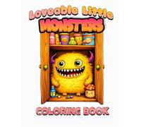 Cute Monster Coloring Book for Kids & Adults | 30 Fun & Adorable Monster Pages | Stress-Relief, Relaxing, and Creative Coloring | 8.5 x 11: 30 ... Book Pages Perfectly Fun for Kids & Adults