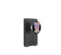 Cute Monster Fantasy Personaje Retrato Gráfico Azul Rosa PopSockets PopWallet para MagSafe