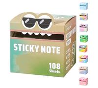 Cute Monster Pattern Sticky Note, Funny Pastel Animal Post It Notes, Kawaii Sticky Notes, Self Adhesive Cartoon Notes Memo Pads, Small To Do List, Office Tab Supplies (C)