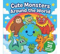 Cute Monsters Around the World: A Global Coloring Book Adventure