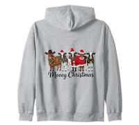 Cute Mooey Christmas Cow Sudadera con Capucha