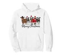 Cute Mooey Christmas Cow Sudadera con Capucha