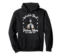 Cute Mother`s Day GNOME For Worlds Best Police Mom Ever Sudadera con Capucha