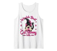 Cute Mothers Day GNOME Mama For Nana Worlds Best Cat Mommy Camiseta sin Mangas