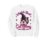 Cute Mothers Day GNOME Mama For Nana Worlds Best Cat Mommy Sudadera