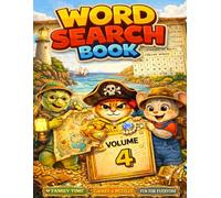 Cute Mouse Adventures Word Search & Coloring Book: A Relaxing Anti-Stress 3-in-1 Word Search, Coloring & Comic Story Book for Kids and Adults - ... a Pirate Cat & Lighthouse Turtle | Volume 4