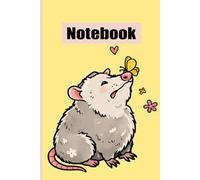 Cute Mouse Notebook 6 x 9 Inches | 100 Pages | Adorable Animal Journal for Notes, School & Daily Writing