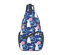 Cute Mouse Sling Bag, Casual Crossbody Shoulder Bag Senderismo Daypack Crossbody Shoulder Backpack Travel Chest Pack para Hombres Mujeres