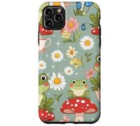 Cute Mushroom and Tea Aesthetic Design Carcasa para iPhone 11 Pro Max