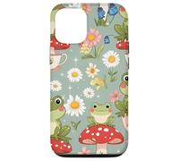 Cute Mushroom and Tea Aesthetic Design Carcasa para iPhone 12/12 Pro