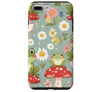 Cute Mushroom and Tea Aesthetic Design Carcasa para iPhone 7 Plus/8 Plus