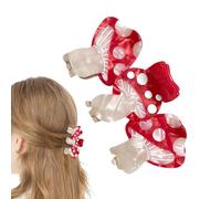 Cute Mushroom Claw Clips - Funny Mushroom Hair Clips for Women and Girls -