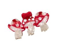 Cute Mushroom Claw Clips | Funny Mushroom Hair Clips for Women and Girls | Mushroom Hair Clips, Non-slip Barrette Jaw Clamps Fashion Accessories, Fun Fashion Hair Accessories for Everyday Use