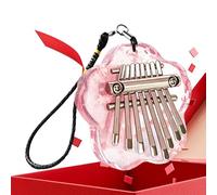 Cute Music, Handheld Finger Harp Device, Smooth Sound with Easy Play, Lightweight Acrylic Mini Keyboard Instrument, Music Tool with Artistic Design, Sound Toy for Adults Travel