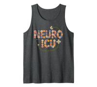Cute Neuro ICU Neurociencia Cerebro Escuela de Enfermería Tripulación Camiseta sin Mangas