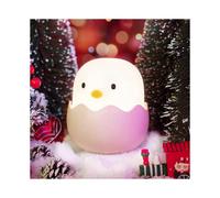 Cute Night Light for Kids, Kawaii Chacochick Silicone Squishy Nursery Night Light for Baby Girls Boys Gift, Portable Rechargeable LED Lamp with Touch