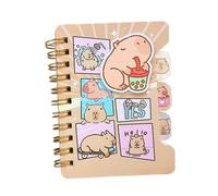 Cute Notebook For School - Scratch Notebook For Kids, Cute Capybara Spral Notebooks, School Notebooks Cartoon Capybara Student Account Book, Children's Stationery Notepad Cutee Schools Supplies For Gi