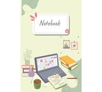 Cute Notebook for Women - Minimalist Aesthetic Journal, Lined Notebook for Daily Notes, Planning & Organization: Pretty floral notebook with soft ... school, productivity and daily organization