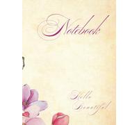 Cute Notebook for Work: Aesthetic Journal for women - Charming 8.5"x11" Magnolia Flower Notebook With Lined Pages | Perfect for Staying Organized and ... Productivity at Work and at Home (Malwa)