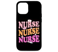 Cute Nurse Retro Pastel Aesthetic Doodle Design Carcasa para iPhone 12/12 Pro