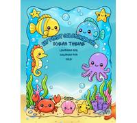Cute Ocean Animals Coloring Book for Kids Ages 3-6: Fun and Easy Sea Creatures, Fish, Dolphins, Sharks, Turtles, Whales & More | Large Simple Designs for Preschool, Kindergarten, Boys & Girls