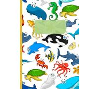 Cute Ocean Life Journal: 6×9 Notebook with 100 Lined Pages Featuring Adorable Sea Creatures on the Cover: Perfect Notebook for Kids, Students, Beach ... Who Enjoys Cute Ocean-Themed Stationery