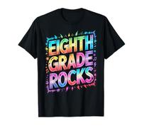 Cute Octavo Grado Rocks Last Day Cute Pumpkins Teacher Camiseta