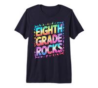 Cute Octavo Grado Rocks Last Day Cute Pumpkins Teacher Camiseta Premium