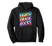 Cute Octavo Grado Rocks Last Day Cute Pumpkins Teacher Sudadera con Capucha