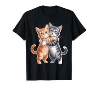 Cute Orange Cat Tight Embrace Funny Choking Cat Meme Art Camiseta
