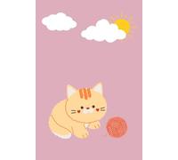 Cute Orange Cat Wide Ruled Notebook: Dream Big, Little One | Kawaii Kitten Pastel Pink Composition Book for Kids & Cat Lovers: 6x9 Lined Journal for ... | 122 Pages Matte Finish (Yori Studio Series)