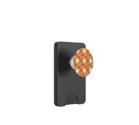 Cute Orange Halloween Ghost Pattern Pastel Spooky PopSockets PopWallet para MagSafe