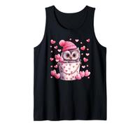 Cute Owl Love Graphic For Women and Valentine Animal Lovers Camiseta sin Mangas