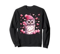 Cute Owl Love Graphic For Women and Valentine Animal Lovers Sudadera