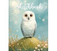 Cute Owl Sketchbook for Kids - Animal Drawing Book for Children and Young Artists: 110 Pages of Creative Fun | Nature & Fantasy Art Journal with a Magical Owl Cover