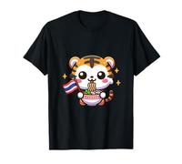 Cute Pad Thai Tiger Thailand Love Noodle Bowl Camiseta