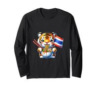 Cute Pad Thai Tiger Thailand Love Noodle Bowl Manga Larga